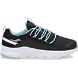 Saucony Stretch & Go Kids' Sneakers Black / Turquoise | Canada 765AHKP